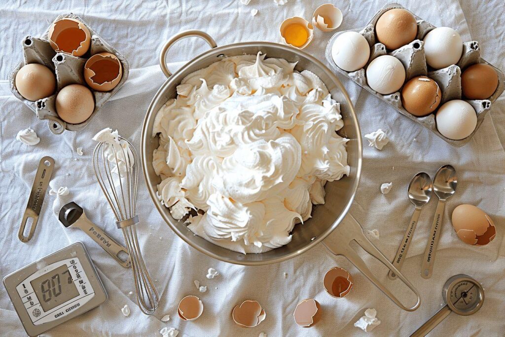 Témoignages et conseils : quel poids de blanc d’œuf pour des meringues parfaites ?